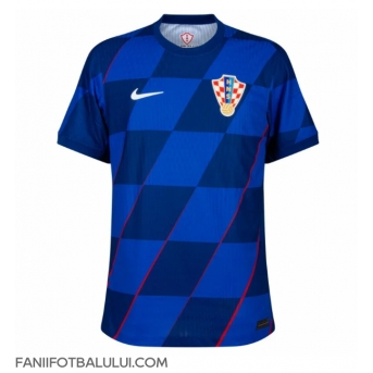 Croația Tricou Fotbal Replică European 2024 Barbati Deplasare
